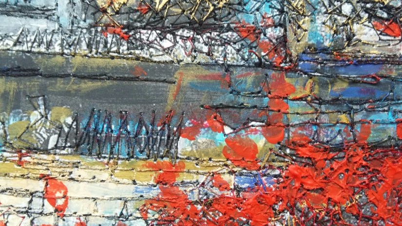 Poppies at the tower detail 3